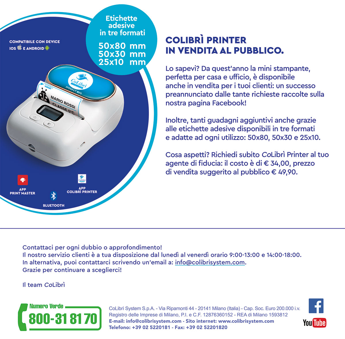 CoLibrì Printer